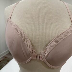 Auden Blush Lace Trim Bra